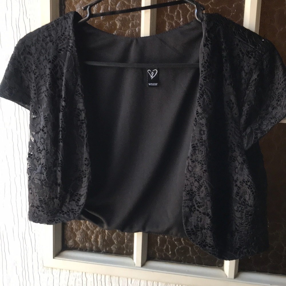Black Lacey Top